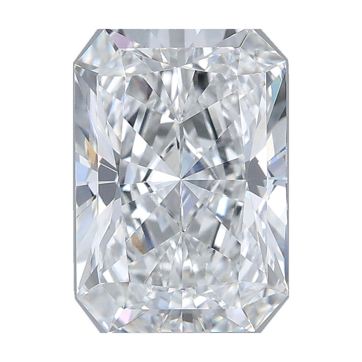2.56 ct radiant lab-grown diamond, E color, VVS2 clarity, IGI certified, still from its 360° video