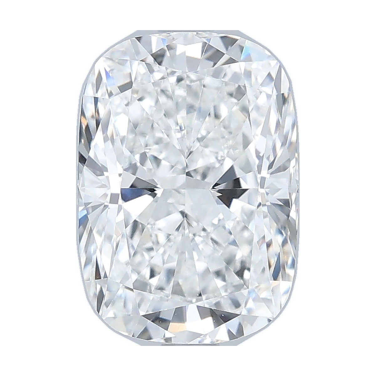 2.57 ct elongated cushion lab-grown diamond, E color, VVS2 clarity, IGI certified, still from its 360° video