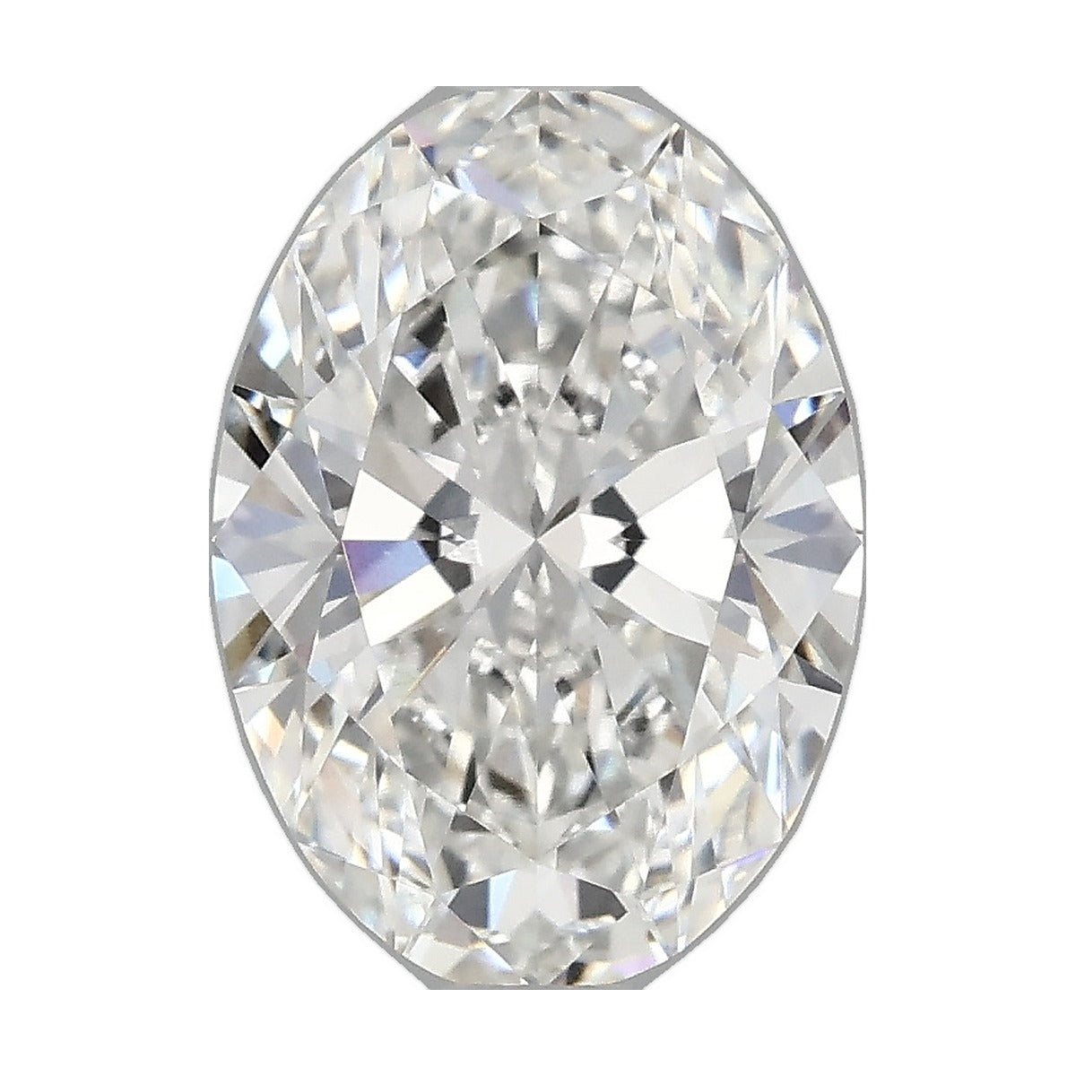 2.57 ct oval lab-grown diamond, F color, VVS1 clarity, IGI certified, still from its 360° video