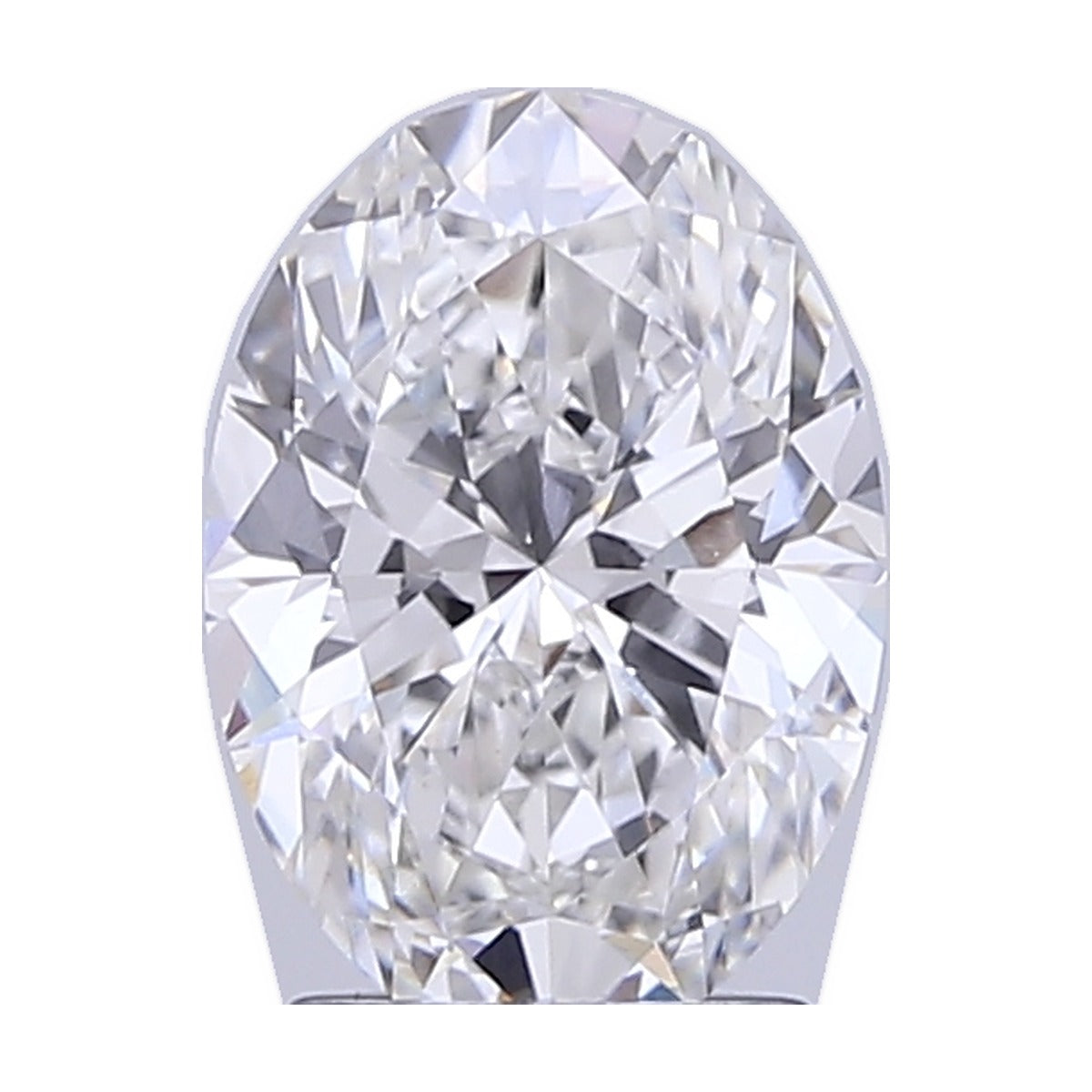 2.57 ct oval lab-grown diamond, F color, VVS2 clarity, IGI certified, still from its 360° video