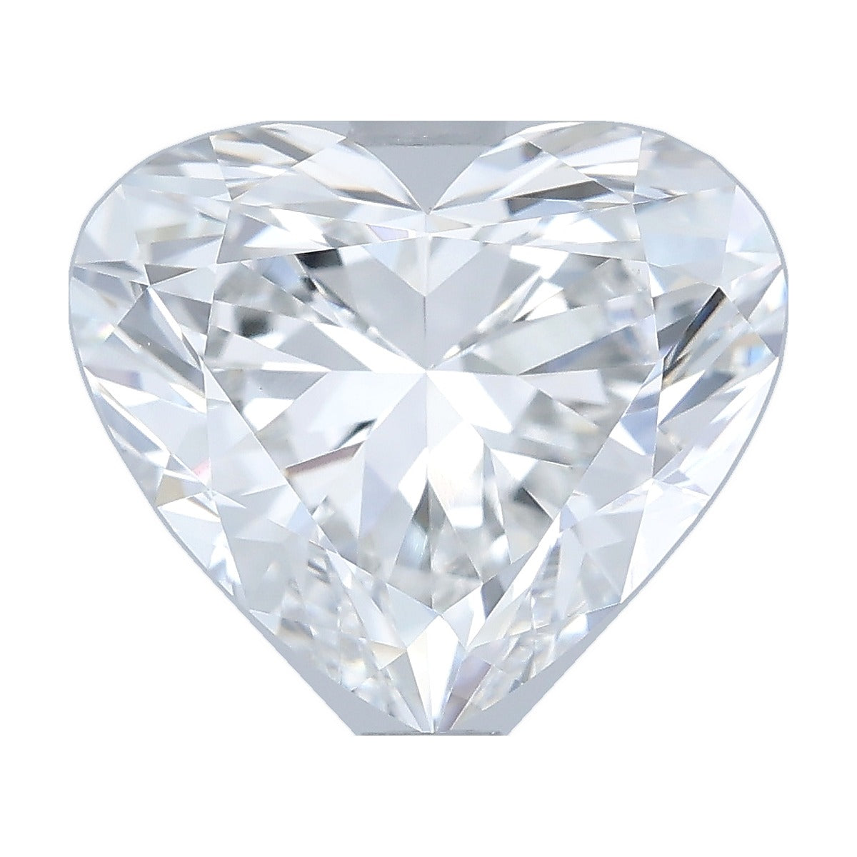 2.58 ct heart lab-grown diamond, D color, VVS2 clarity, IGI certified, still from its 360° video