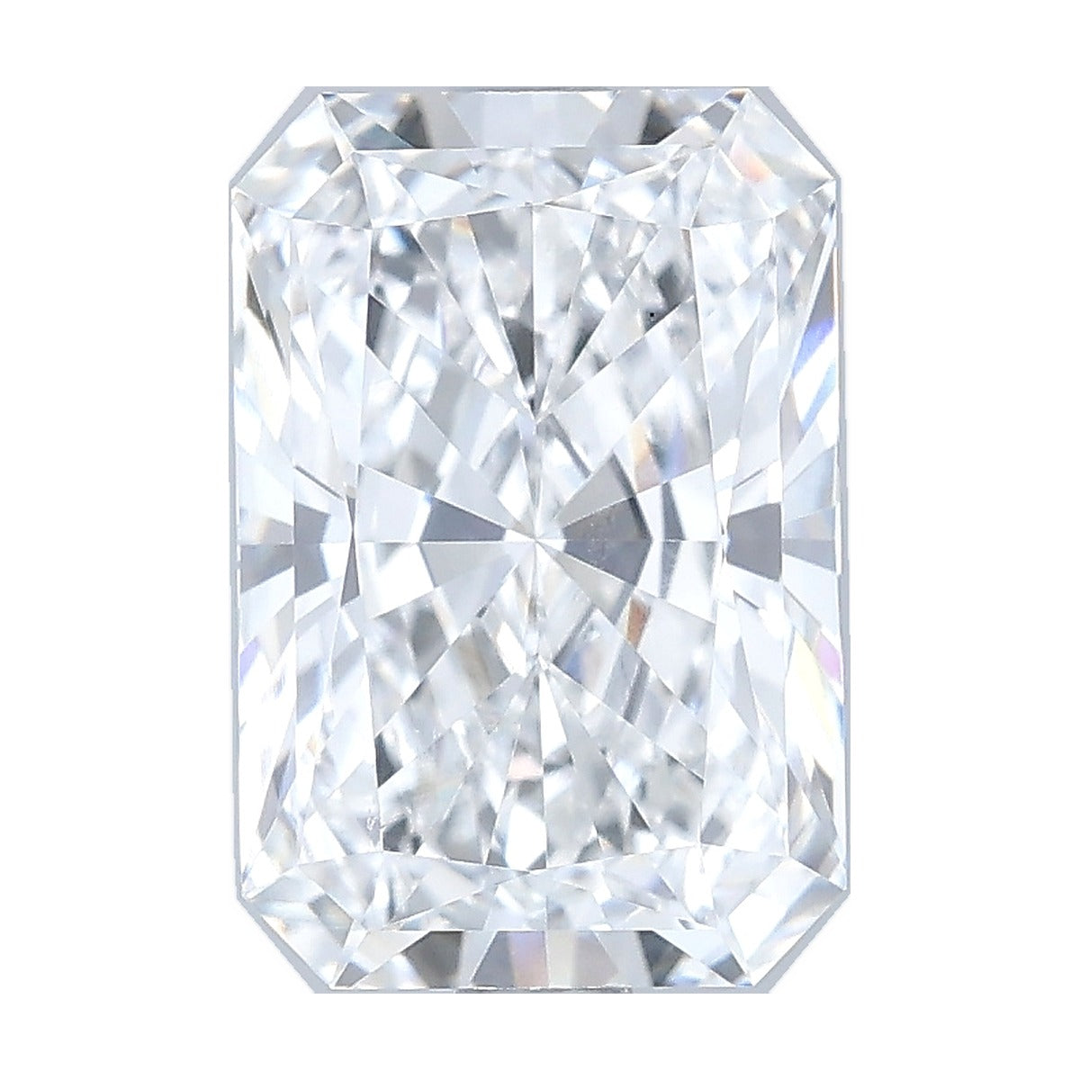 2.58 ct radiant lab-grown diamond, D color, VS1 clarity, IGI certified, still from its 360° video