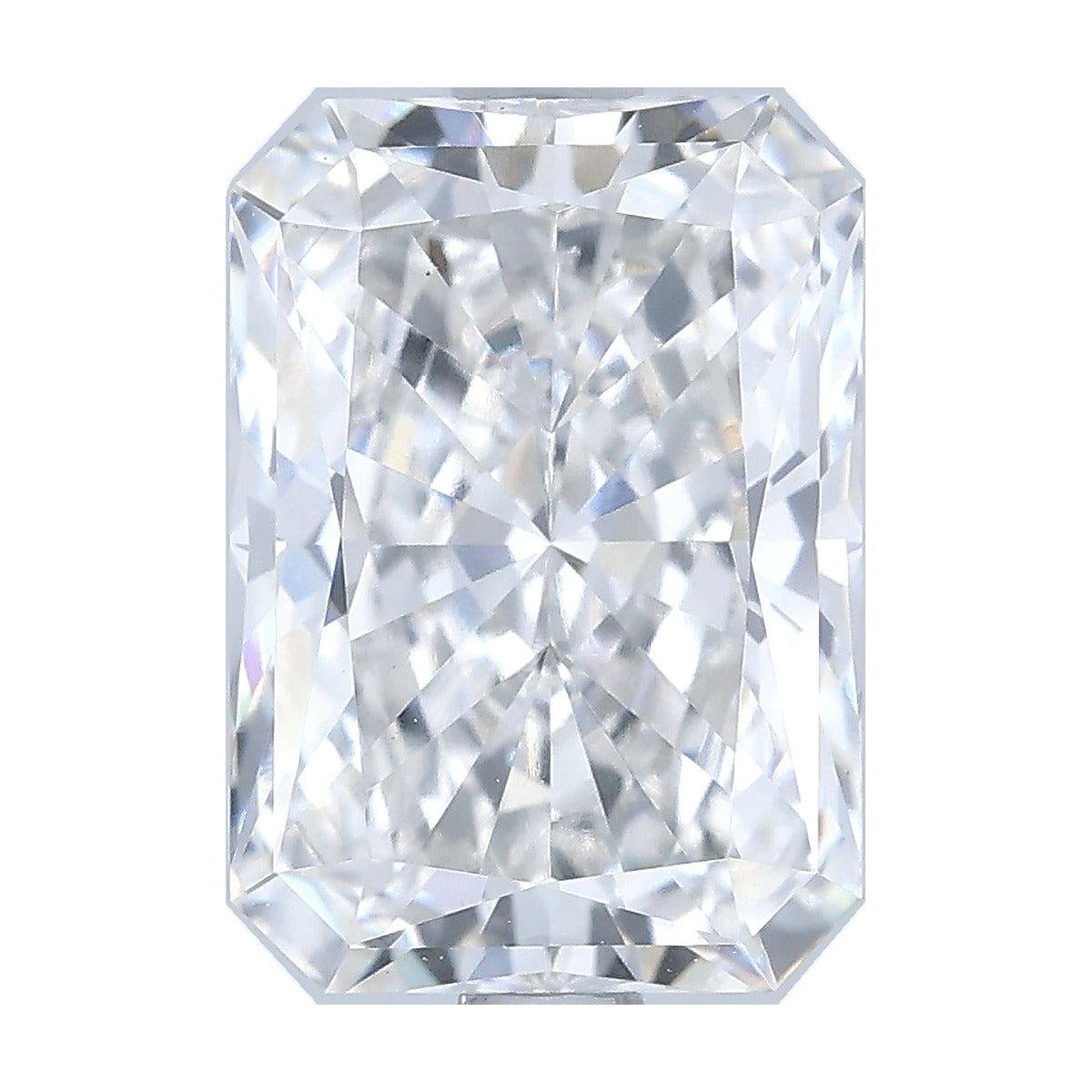 2.58 ct radiant lab-grown diamond, F color, VS1 clarity, IGI certified, still from its 360° video