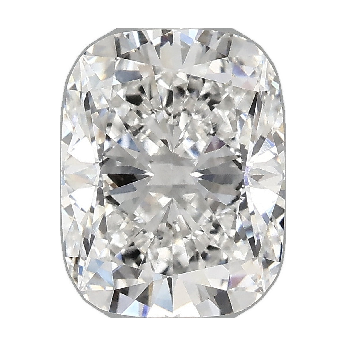 2.68 ct elongated cushion lab-grown diamond, F color, VS1 clarity, IGI certified, still from its 360° video