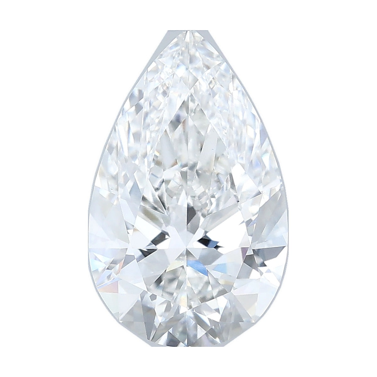 2.70 ct pear lab-grown diamond, F color, VVS2 clarity, IGI certified, still from its 360° video