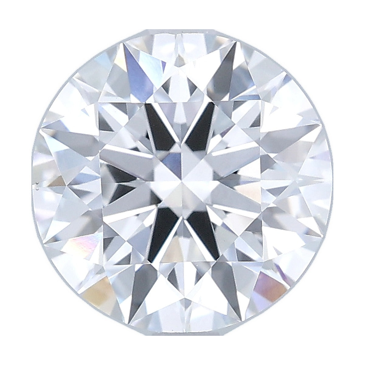 2.72 ct round lab-grown diamond, D color, VS1 clarity, GIA certified, still from its 360° video