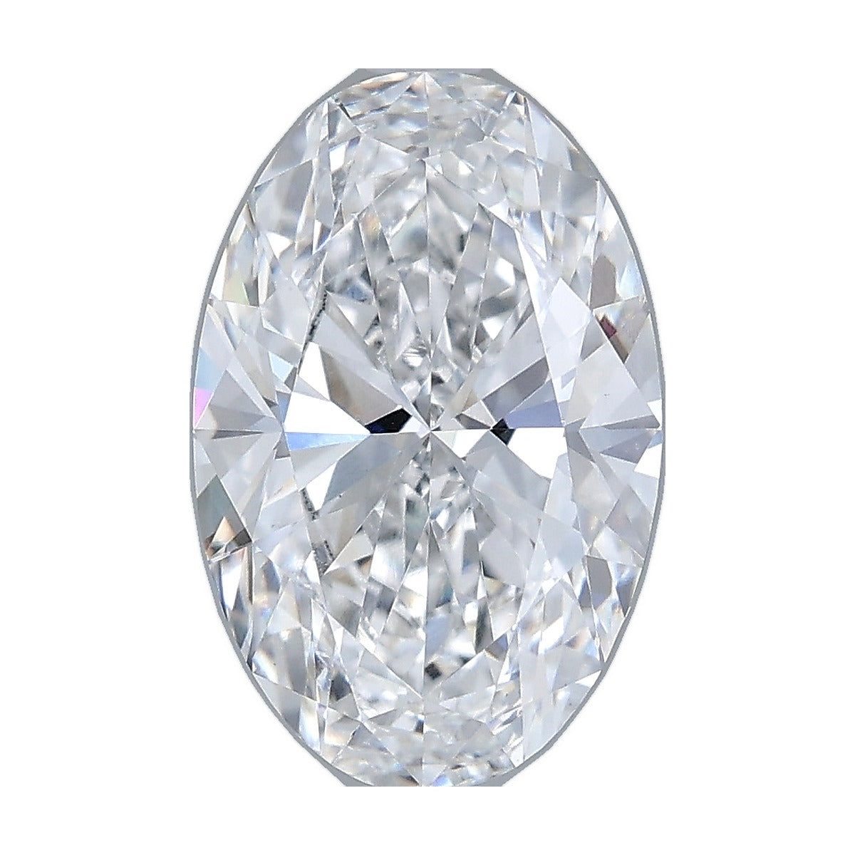 2.73 ct oval lab-grown diamond, E color, VS1 clarity, IGI certified, still from its 360° video