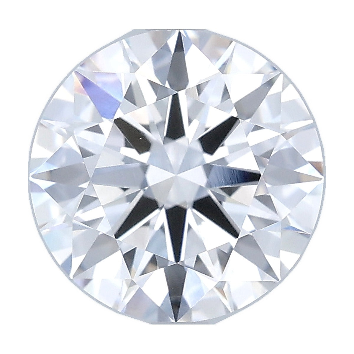 2.76 ct round lab-grown diamond, D color, VVS2 clarity, GIA certified, still from its 360° video