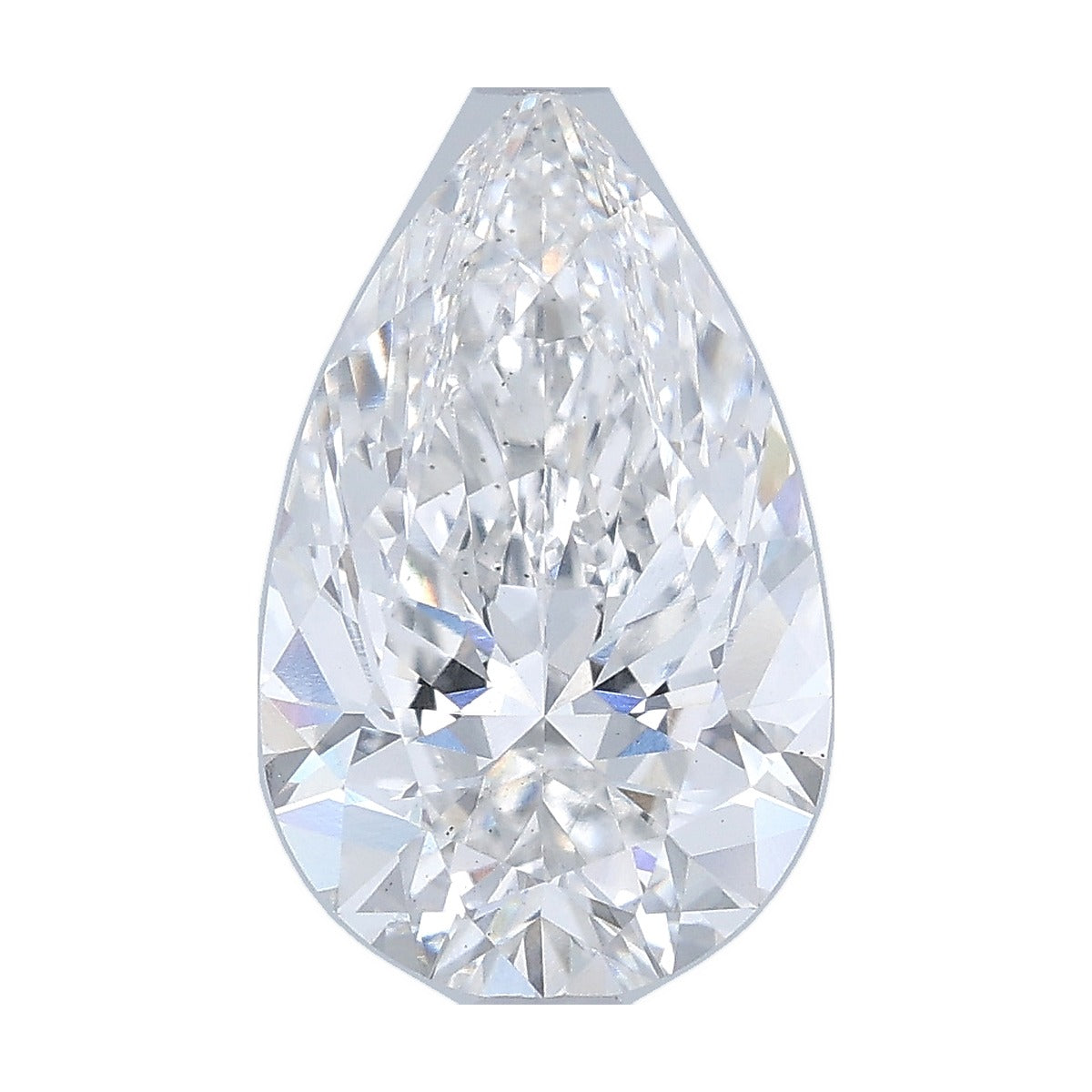 2.77 ct pear lab-grown diamond, F color, VS2 clarity, IGI certified, still from its 360° video