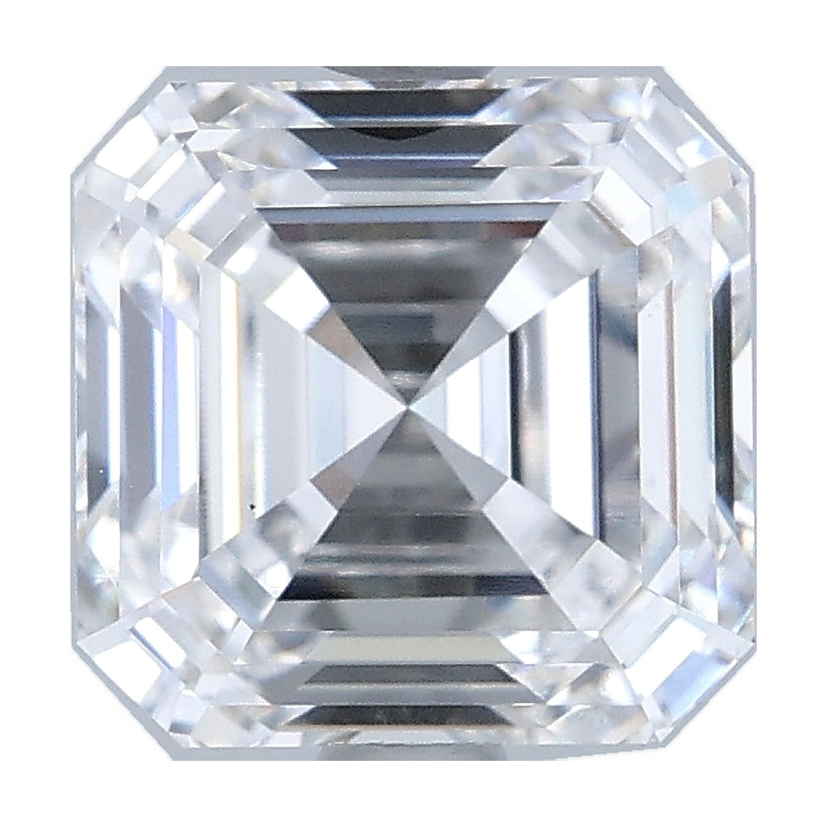 2.79 ct asscher lab-grown diamond, D color, VS1 clarity, IGI certified, still from its 360° video