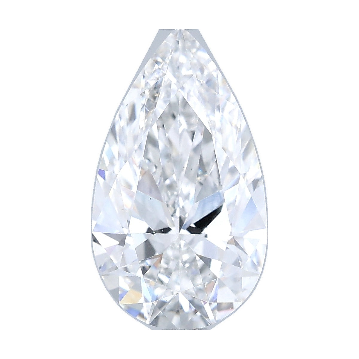 2.79 ct pear lab-grown diamond, E color, VS1 clarity, IGI certified, still from its 360° video