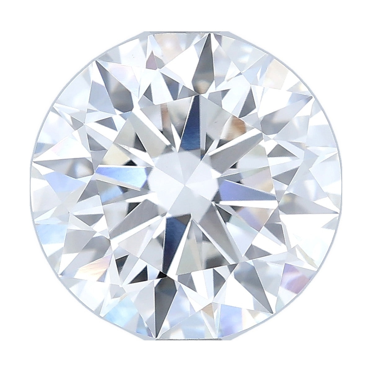 2.83 ct round lab-grown diamond, E color, VVS2 clarity, IGI certified, still from its 360° video