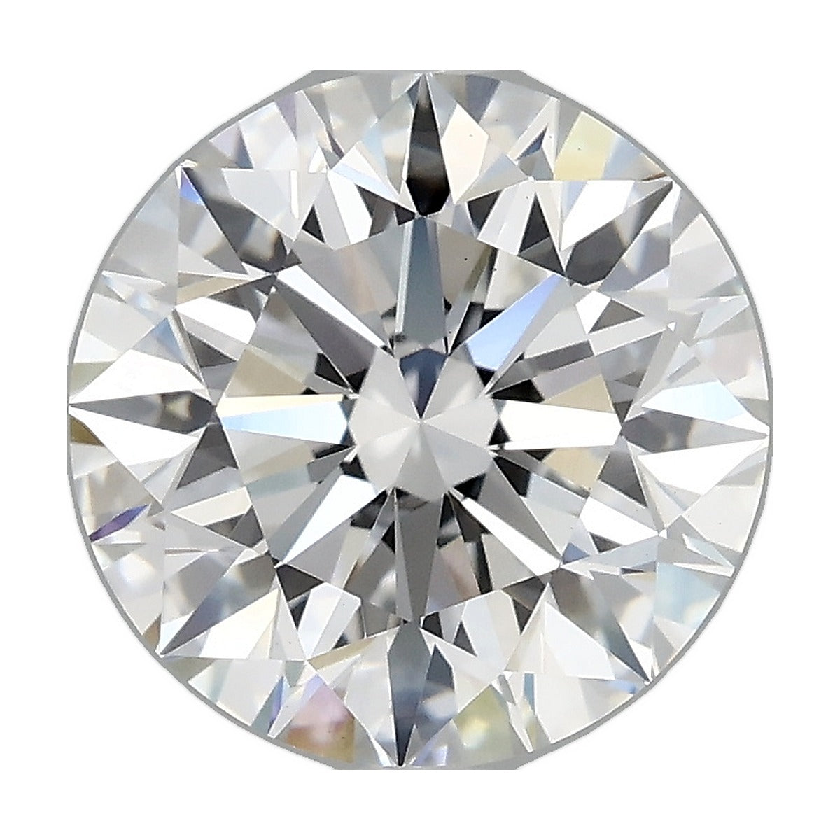 2.84 ct round lab-grown diamond, D color, VS1 clarity, IGI certified, still from its 360° video