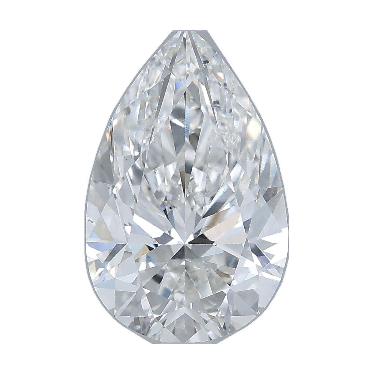 2.86 ct pear lab-grown diamond, F color, VS1 clarity, IGI certified, still from its 360° video