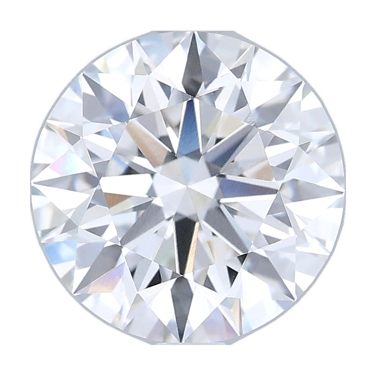 2.86 ct round lab-grown diamond, D color, VVS2 clarity, GIA certified, still from its 360° video