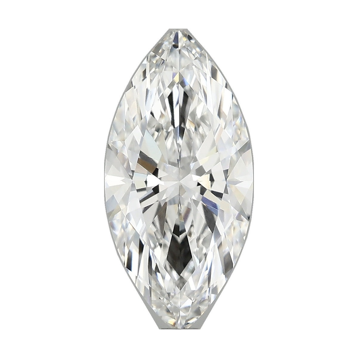 2.90 ct marquise lab-grown diamond, F color, VS1 clarity, IGI certified, still from its 360° video