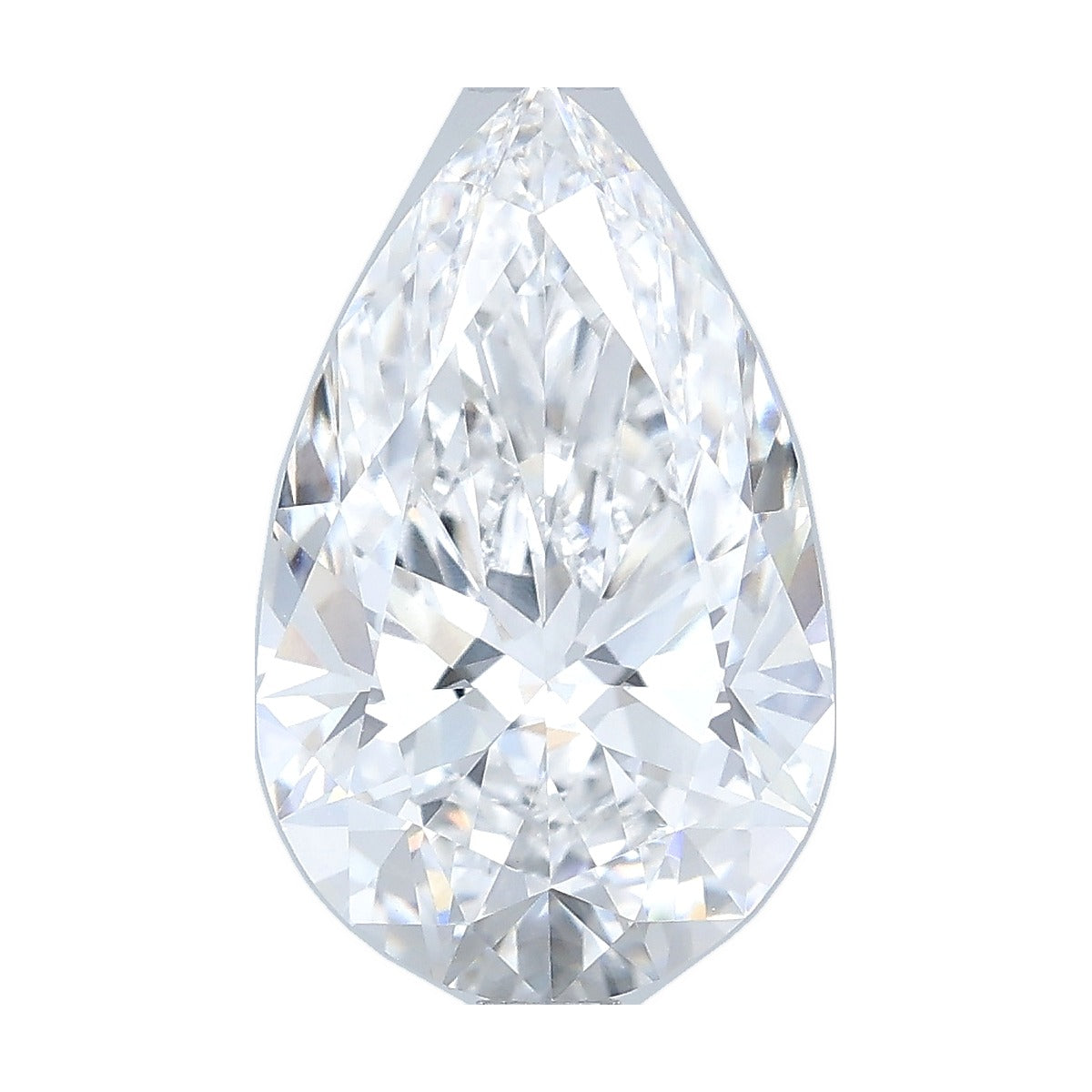 2.90 ct pear lab-grown diamond, D color, VVS2 clarity, IGI certified, still from its 360° video