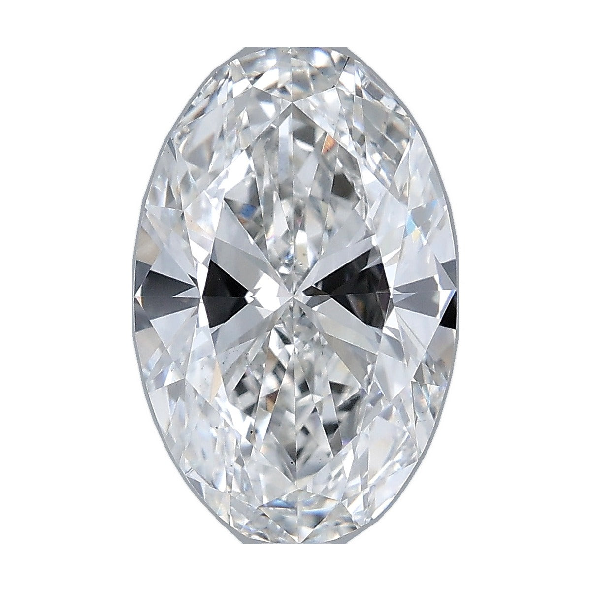 2.92 ct oval lab-grown diamond, F color, VS2 clarity, IGI certified, still from its 360° video