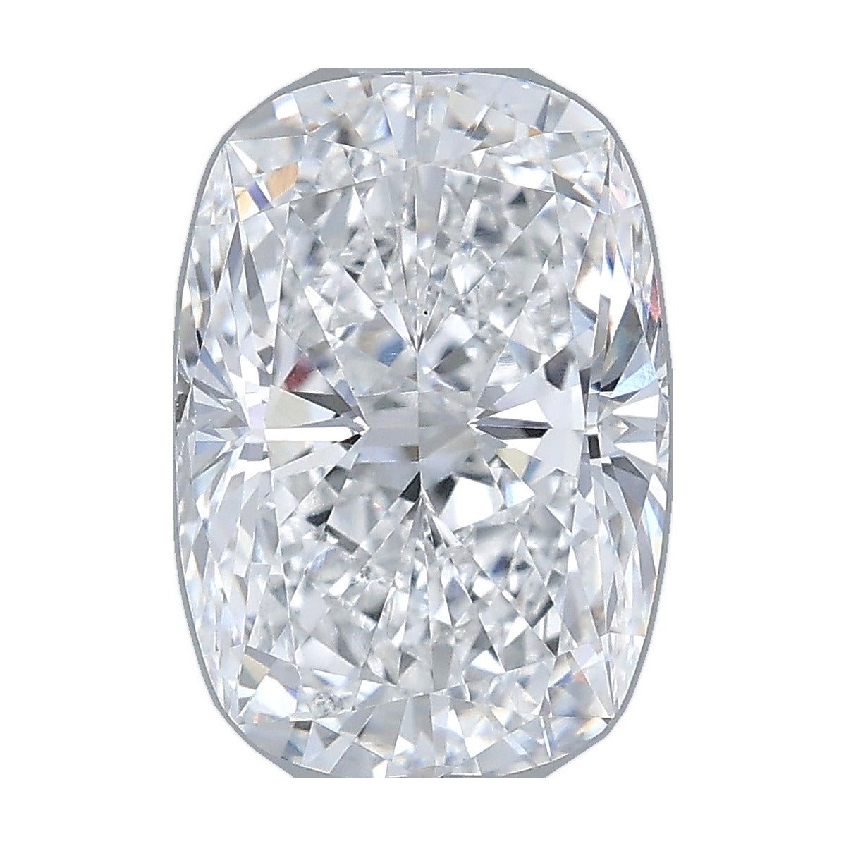 2.95 ct elongated cushion lab-grown diamond, E color, VS1 clarity, IGI certified, still from its 360° video