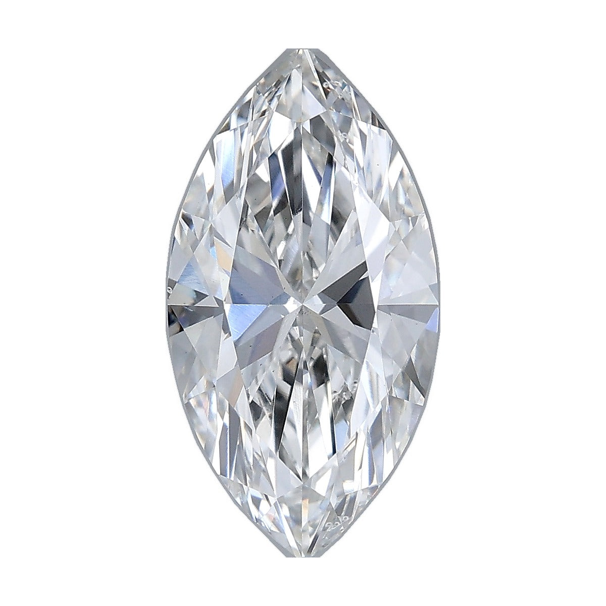 2.99 ct marquise lab-grown diamond, F color, VS1 clarity, IGI certified, still from its 360° video