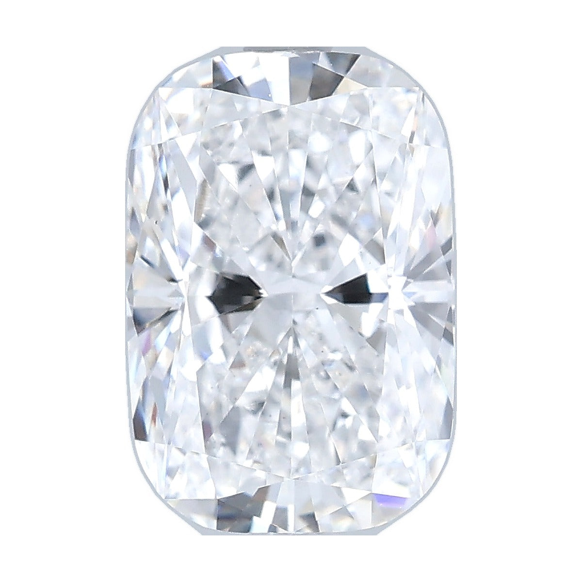 3.00 ct elongated cushion lab-grown diamond, D color, VS1 clarity, IGI certified, still from its 360° video
