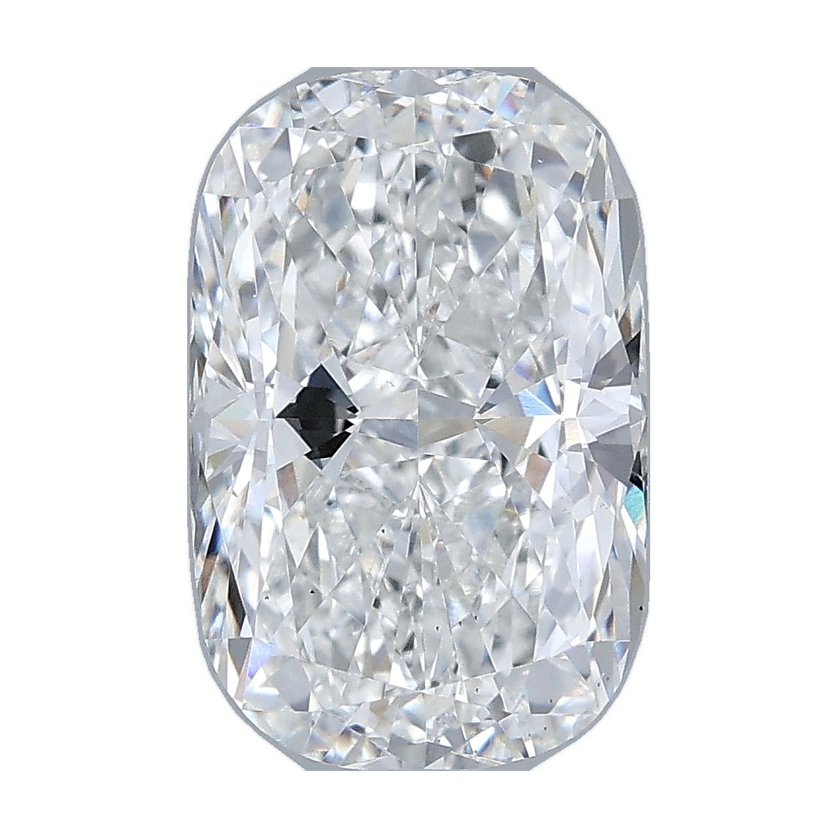3.00 ct elongated cushion lab-grown diamond, E color, VS2 clarity, IGI certified, still from its 360° video
