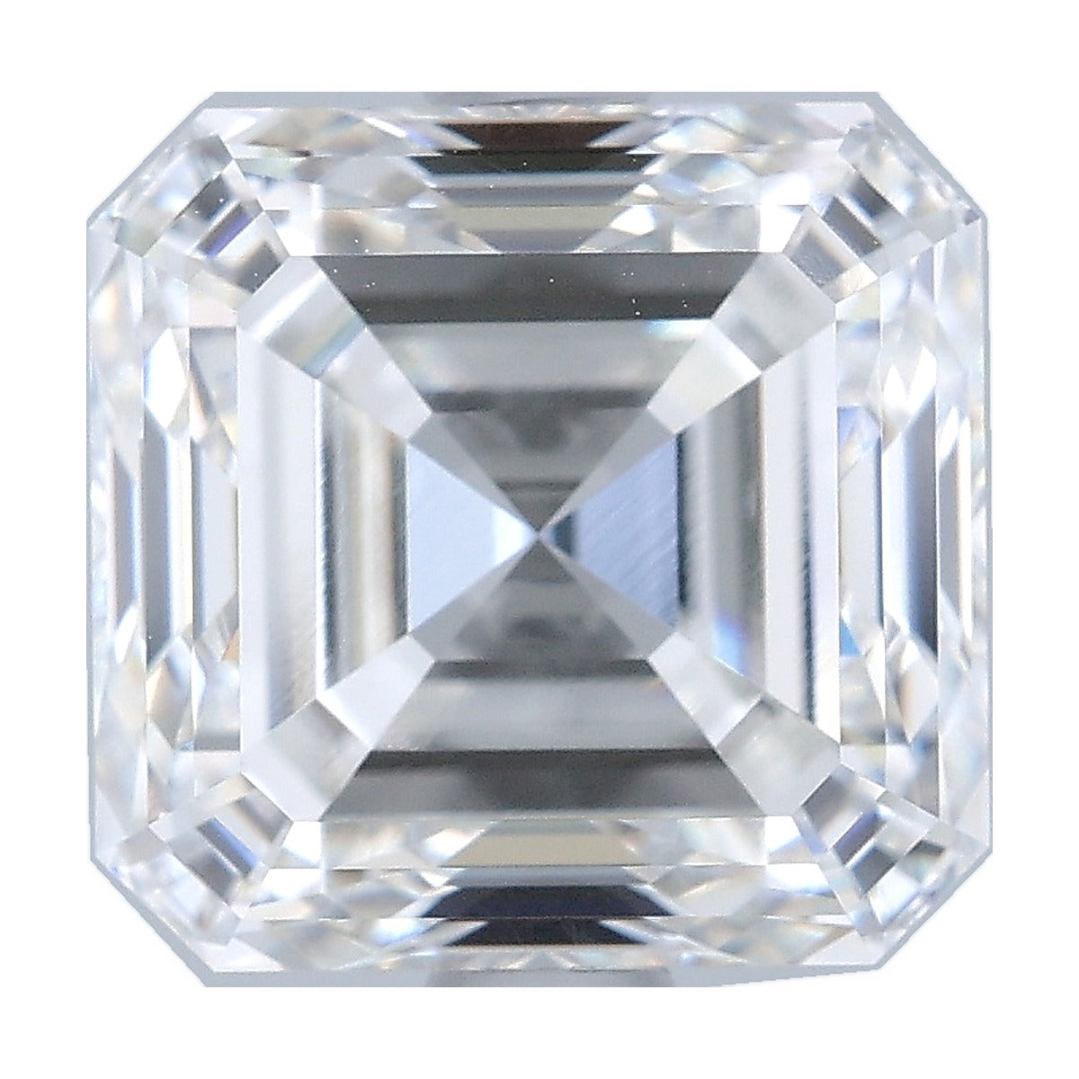 3.01 ct asscher lab-grown diamond, F color, VVS2 clarity, IGI certified, still from its 360° video