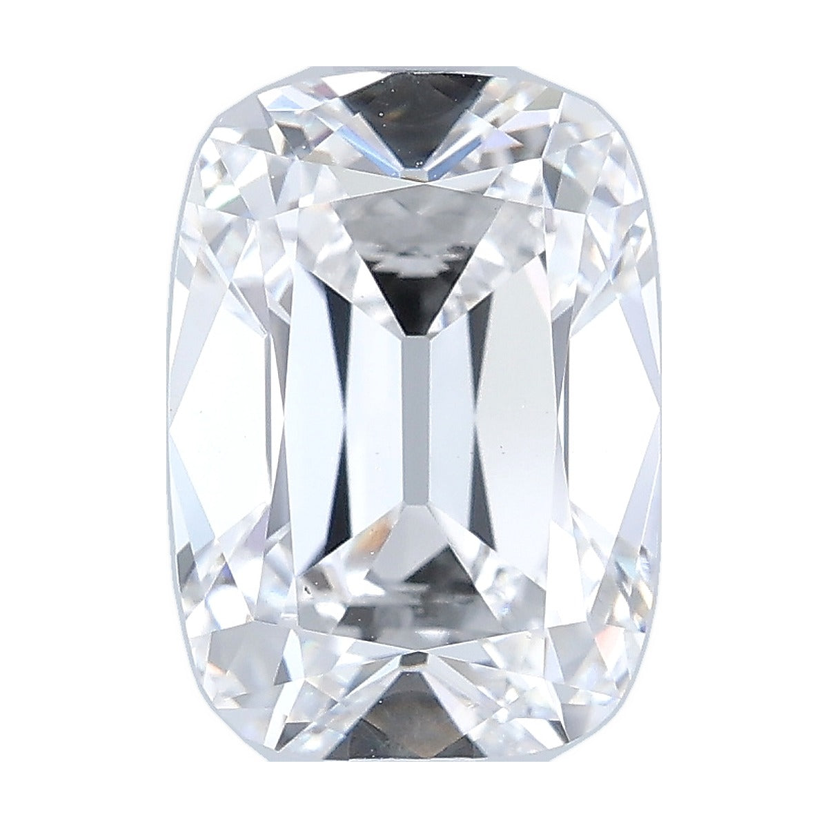 3.01 ct elongated old mine cushion lab-grown diamond, D color, VS1 clarity, IGI certified, still from its 360° video
