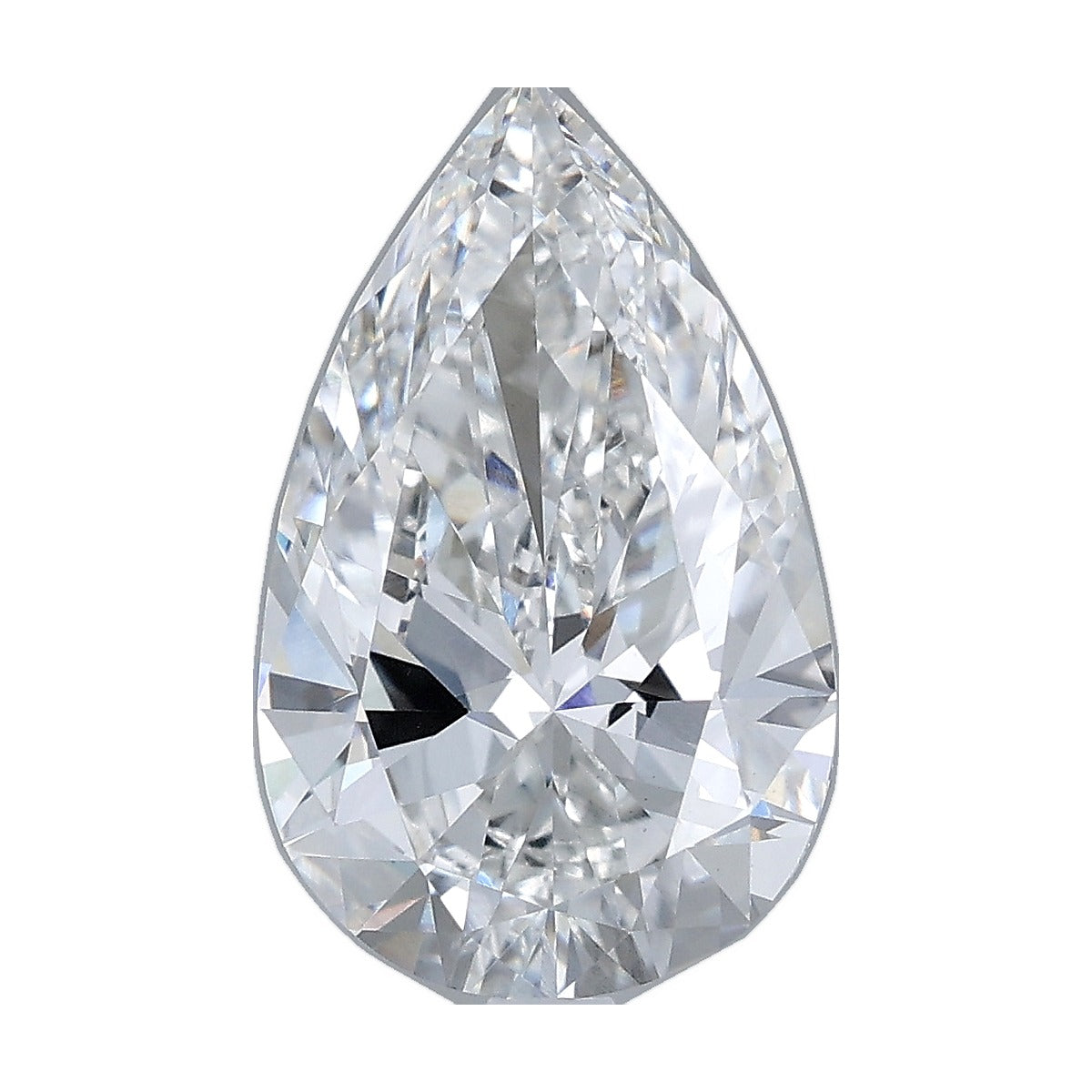 3.01 ct pear lab-grown diamond, D color, VS1 clarity, IGI certified, still from its 360° video