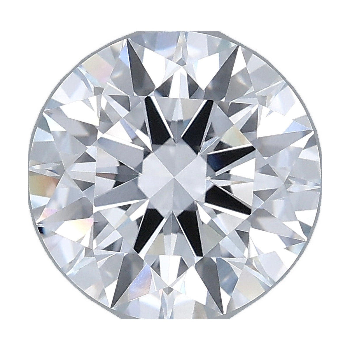 3.01 ct round lab-grown diamond, D color, VVS1 clarity, IGI certified, still from its 360° video