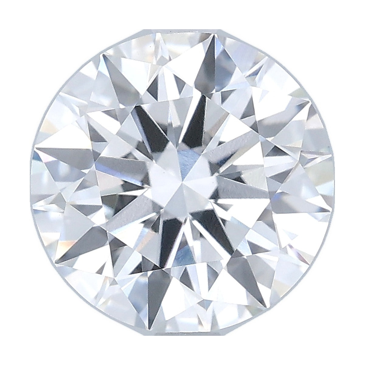 3.01 ct round lab-grown diamond, F color, VVS2 clarity, GIA certified, still from its 360° video