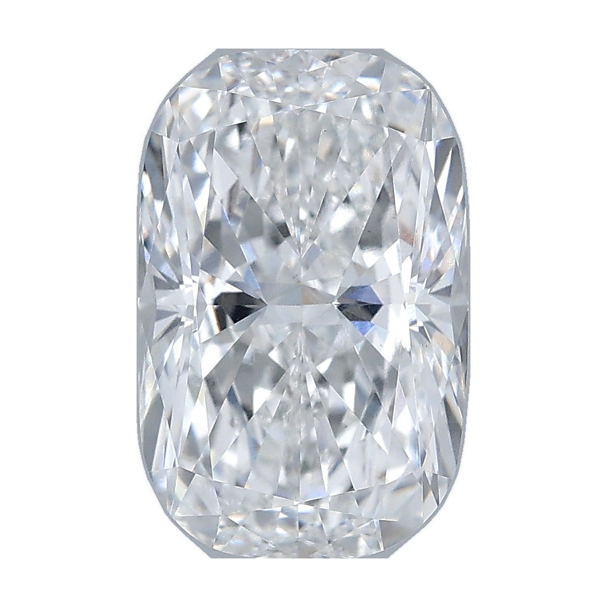 3.02 ct elongated cushion lab-grown diamond, D color, VS1 clarity, IGI certified, still from its 360° video