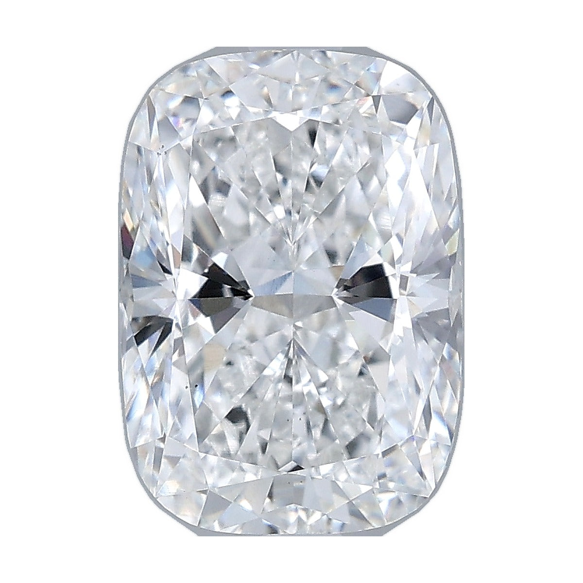 3.02 ct elongated cushion lab-grown diamond, E color, VS1 clarity, IGI certified, still from its 360° video