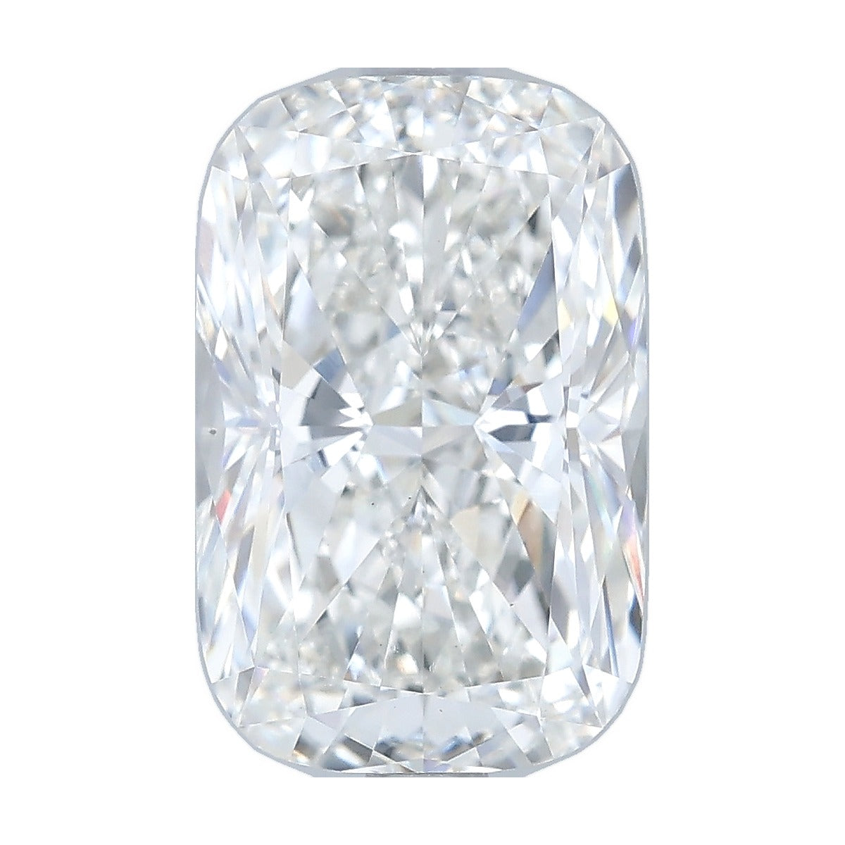 3.02 ct elongated cushion lab-grown diamond, F color, VS1 clarity, IGI certified, still from its 360° video