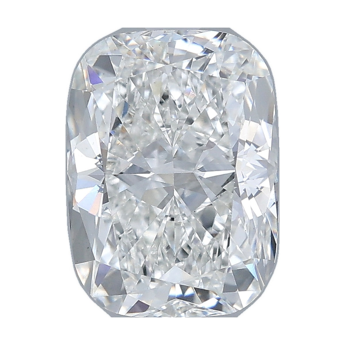 3.02 ct elongated cushion lab-grown diamond, F color, VS1 clarity, IGI certified, still from its 360° video