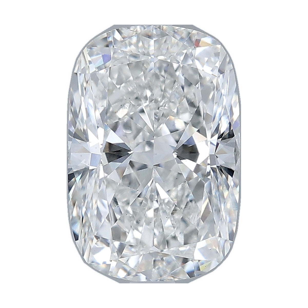 3.02 ct elongated cushion lab-grown diamond, F color, VS1 clarity, IGI certified, still from its 360° video