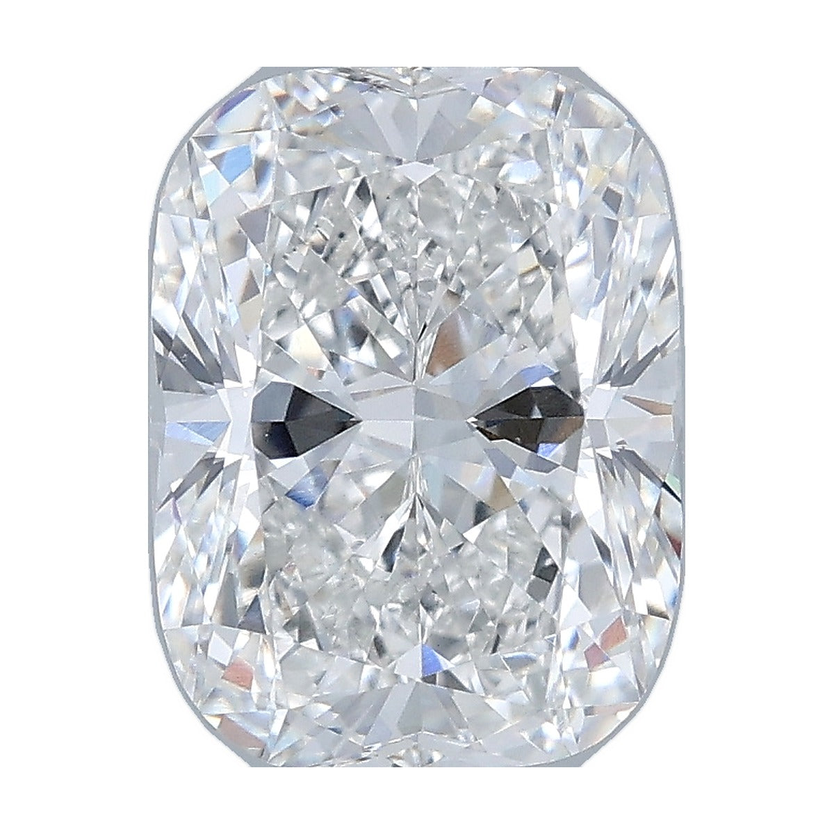 3.03 ct elongated cushion lab-grown diamond, E color, VS1 clarity, IGI certified, still from its 360° video