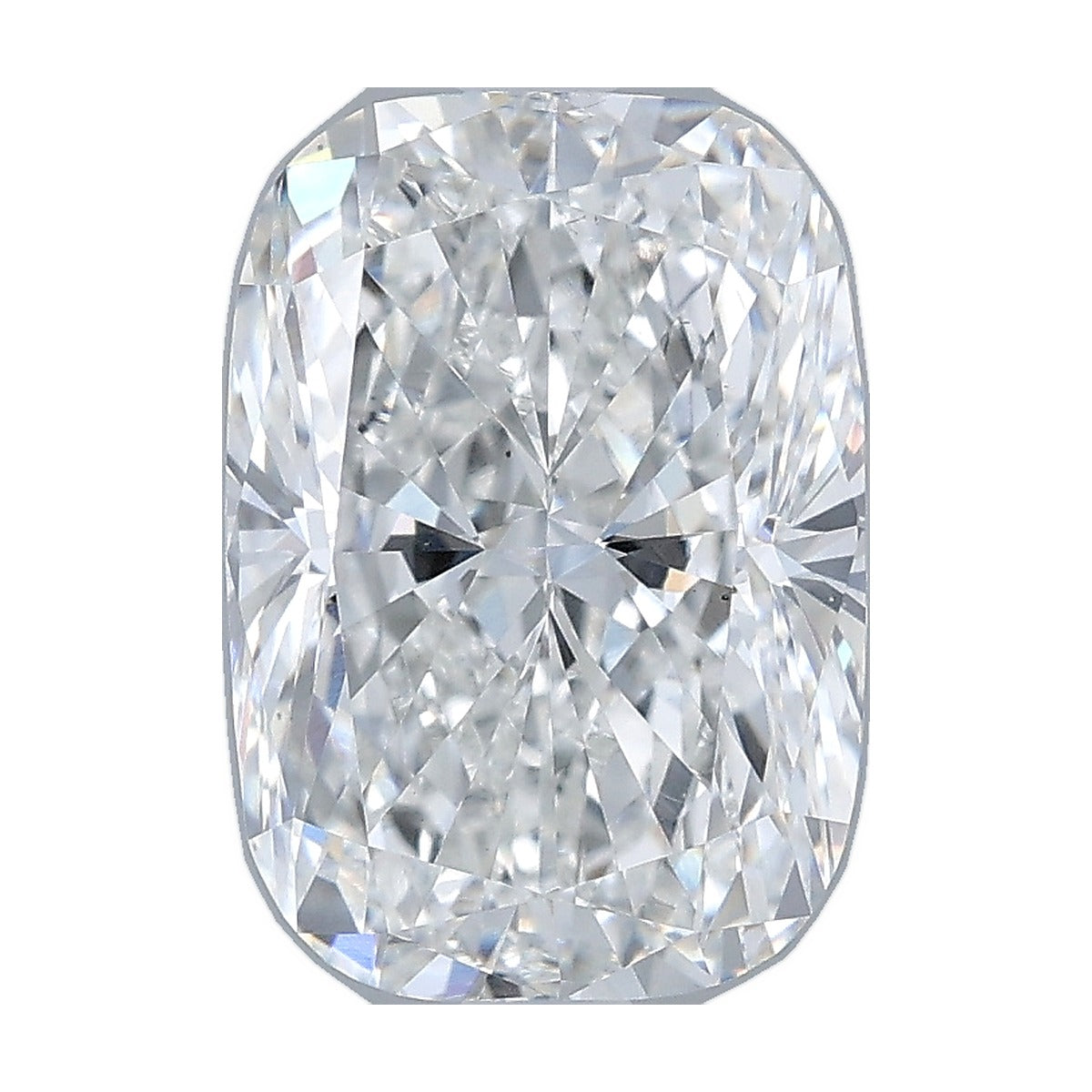 3.03 ct elongated cushion lab-grown diamond, E color, VS2 clarity, IGI certified, still from its 360° video