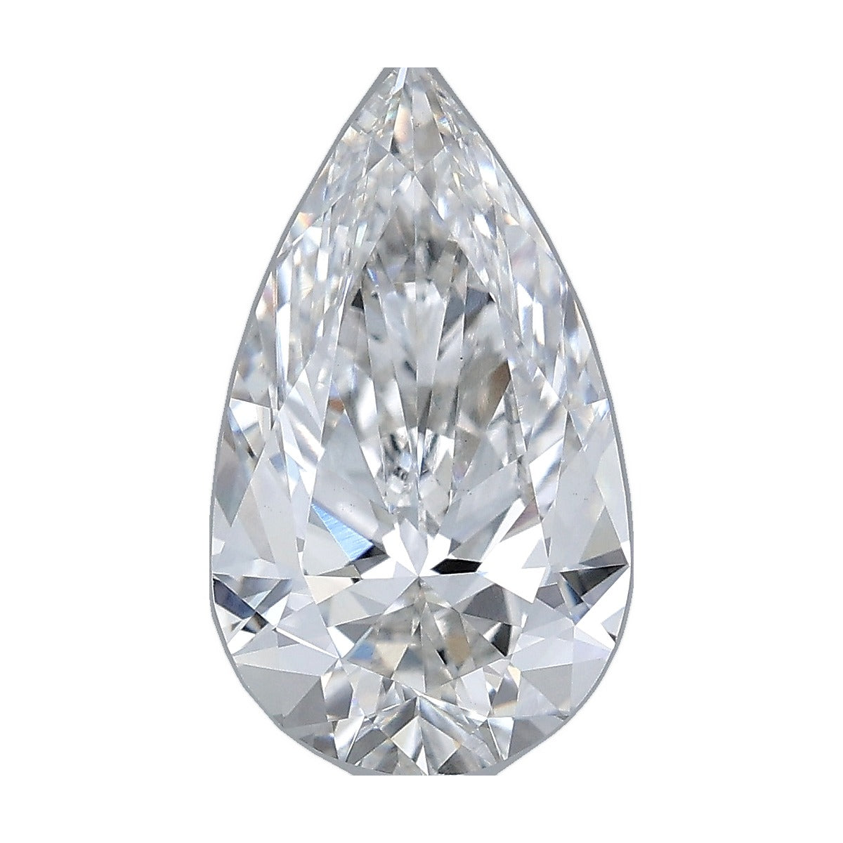 3.03 ct pear lab-grown diamond, F color, VS1 clarity, IGI certified, still from its 360° video