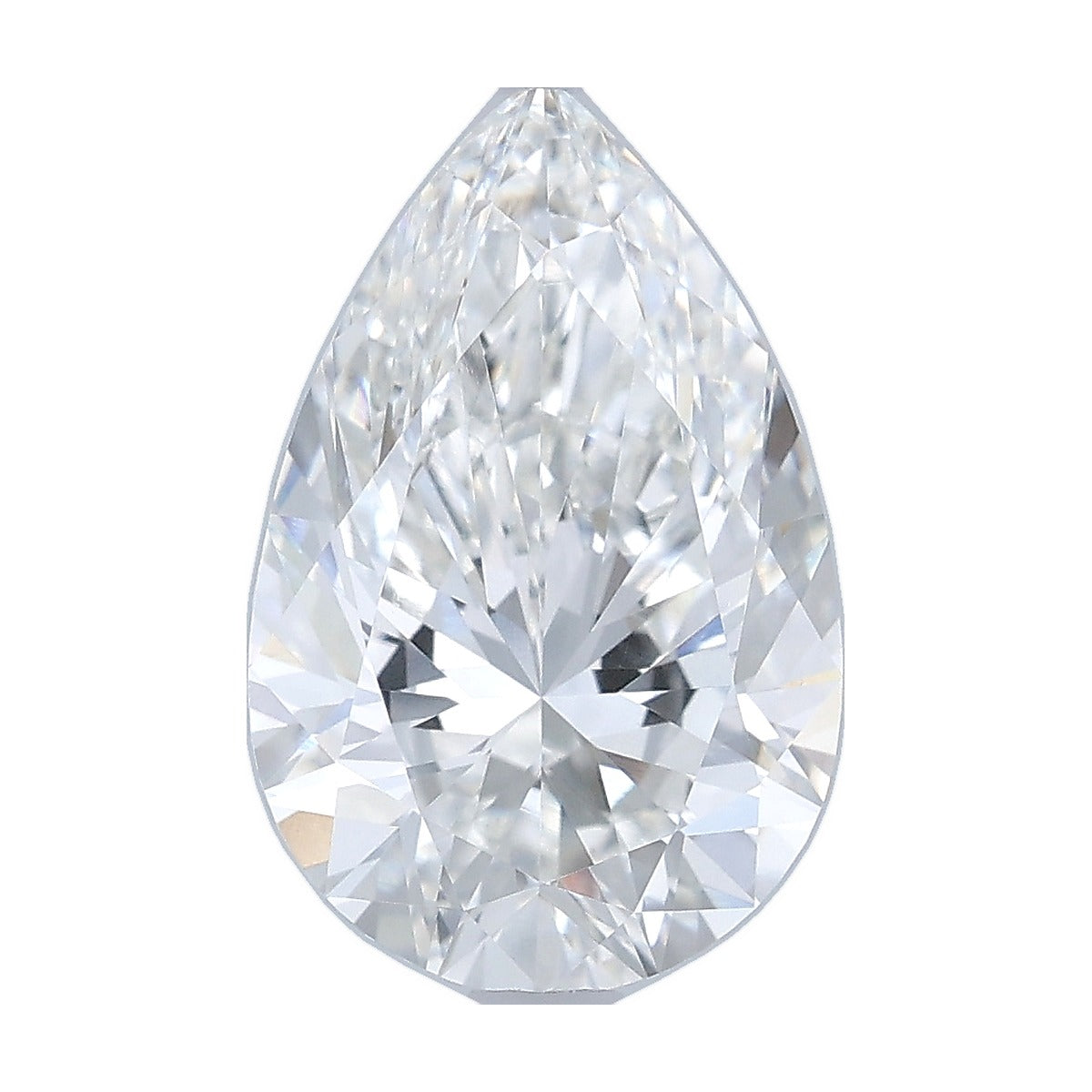 3.03 ct pear lab-grown diamond, F color, VVS2 clarity, IGI certified, still from its 360° video