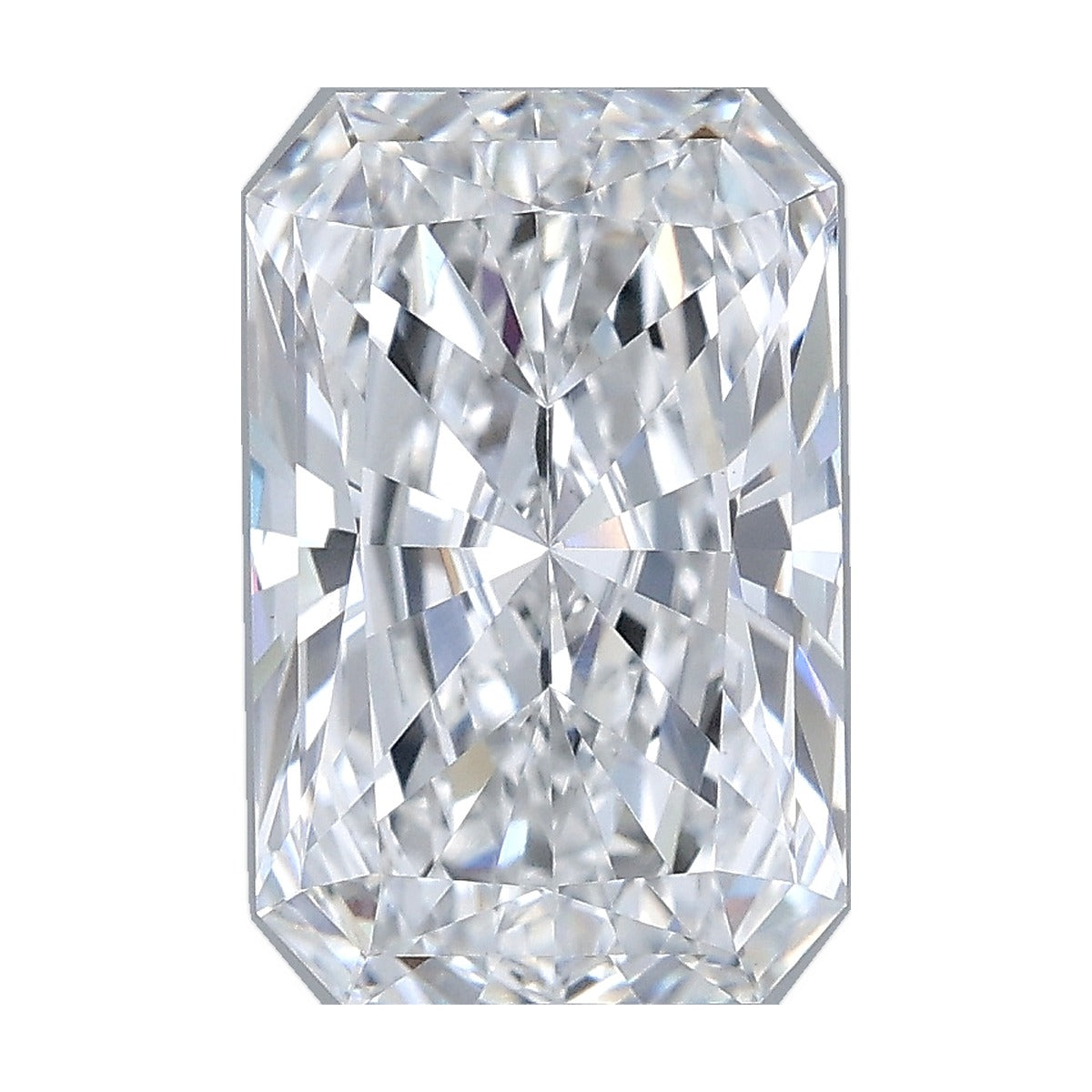 3.03 ct radiant lab-grown diamond, D color, VVS2 clarity, IGI certified, still from its 360° video