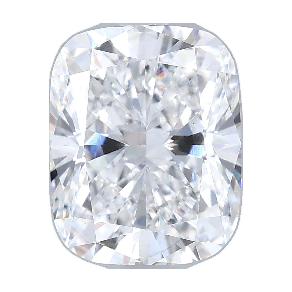 3.04 ct elongated cushion lab-grown diamond, E color, VS2 clarity, IGI certified, still from its 360° video