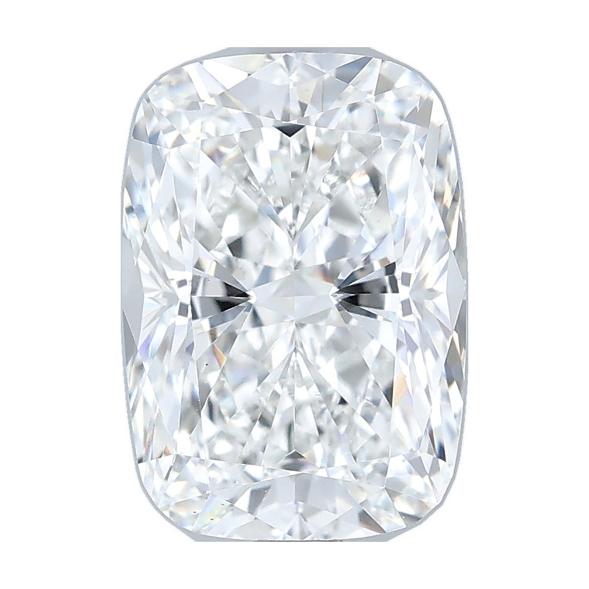 3.05 ct elongated cushion lab-grown diamond, E color, VS1 clarity, IGI certified, still from its 360° video
