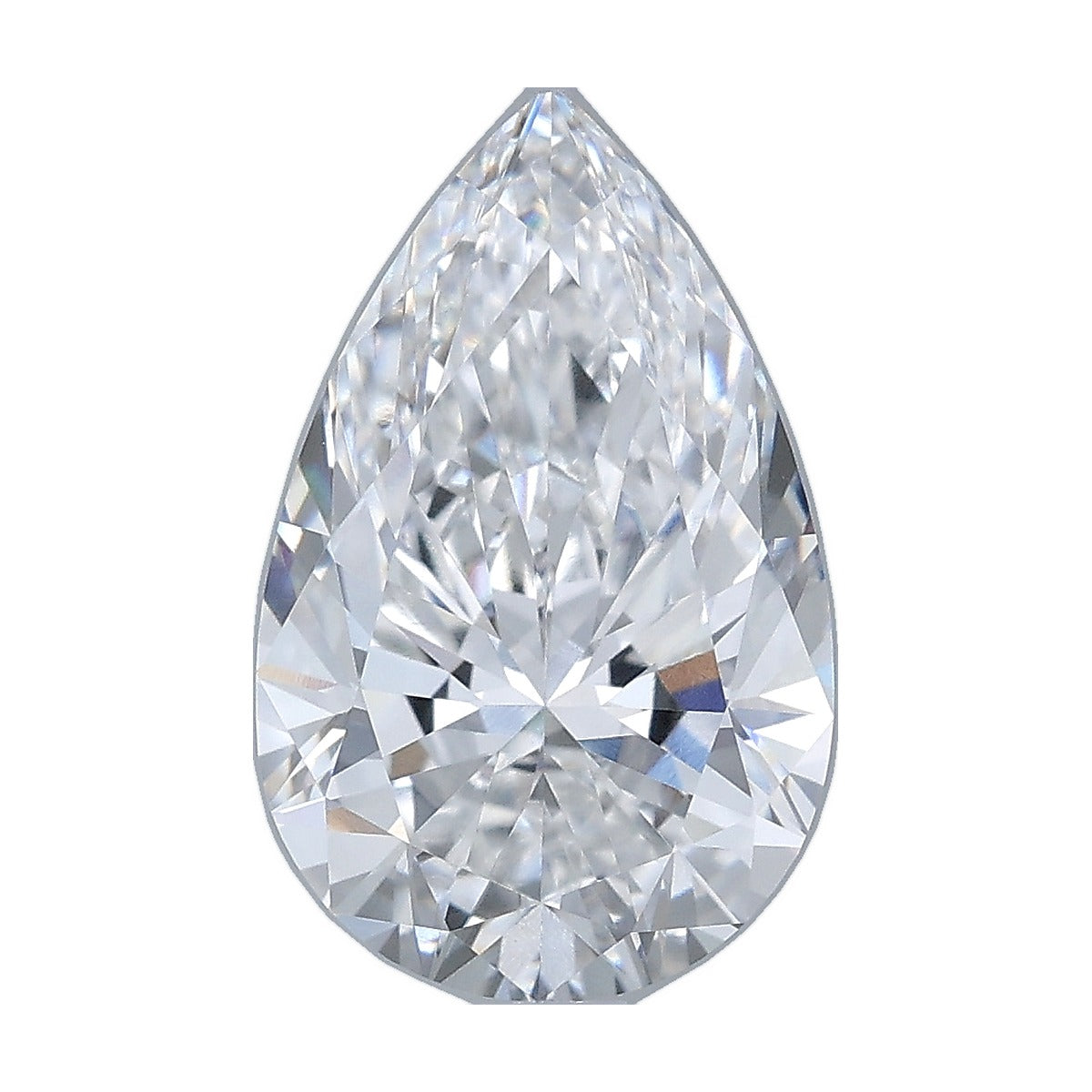 3.05 ct pear lab-grown diamond, E color, VS1 clarity, IGI certified, still from its 360° video