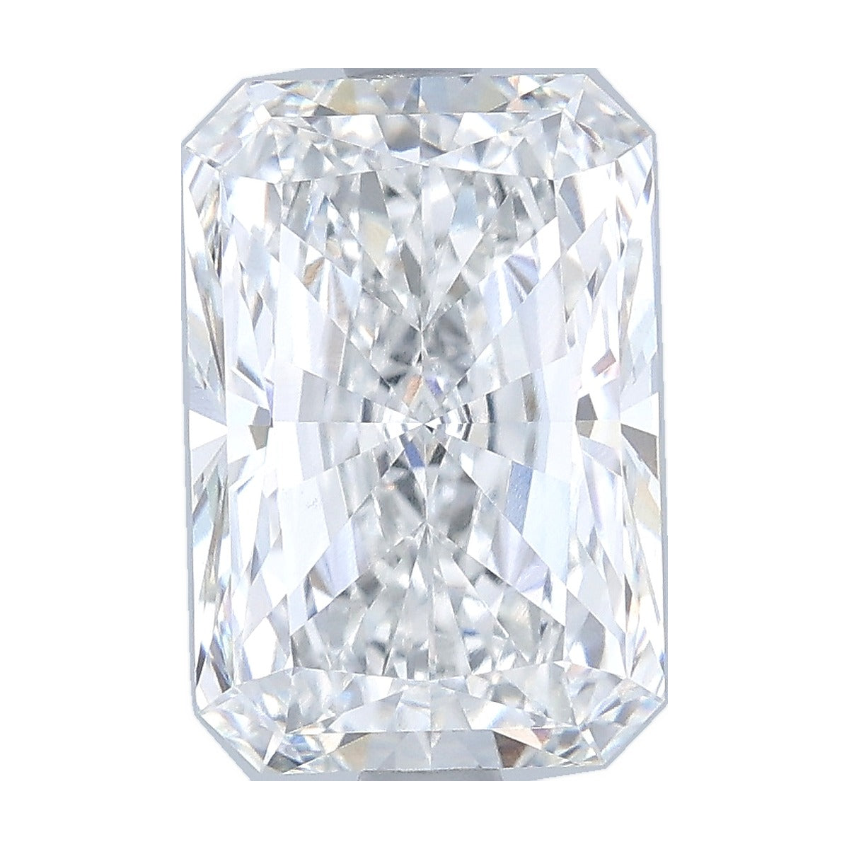 3.05 ct radiant lab-grown diamond, E color, IF clarity, IGI certified, still from its 360° video