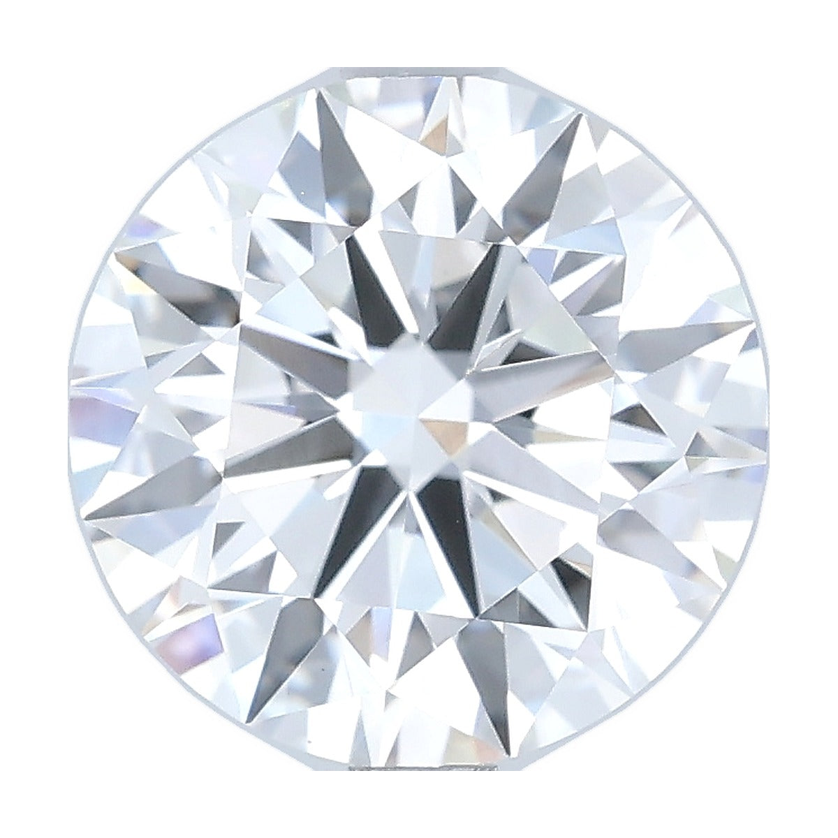 3.05 ct round lab-grown diamond, F color, VVS2 clarity, IGI certified, still from its 360° video