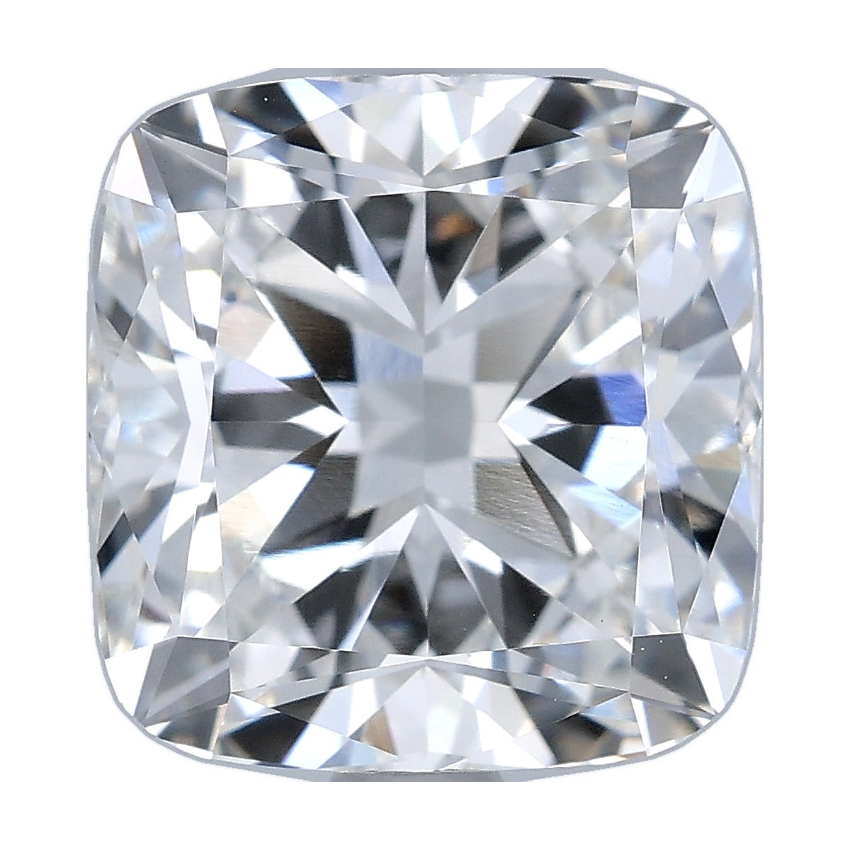 3.06 ct cushion lab-grown diamond, F color, VVS2 clarity, IGI certified, still from its 360° video