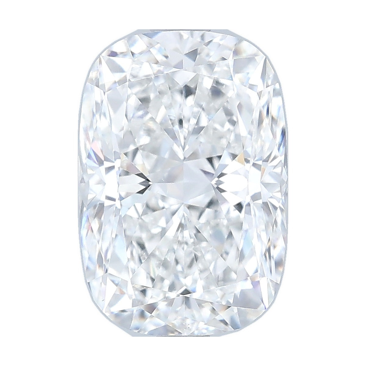 3.06 ct elongated cushion lab-grown diamond, E color, VS1 clarity, IGI certified, still from its 360° video
