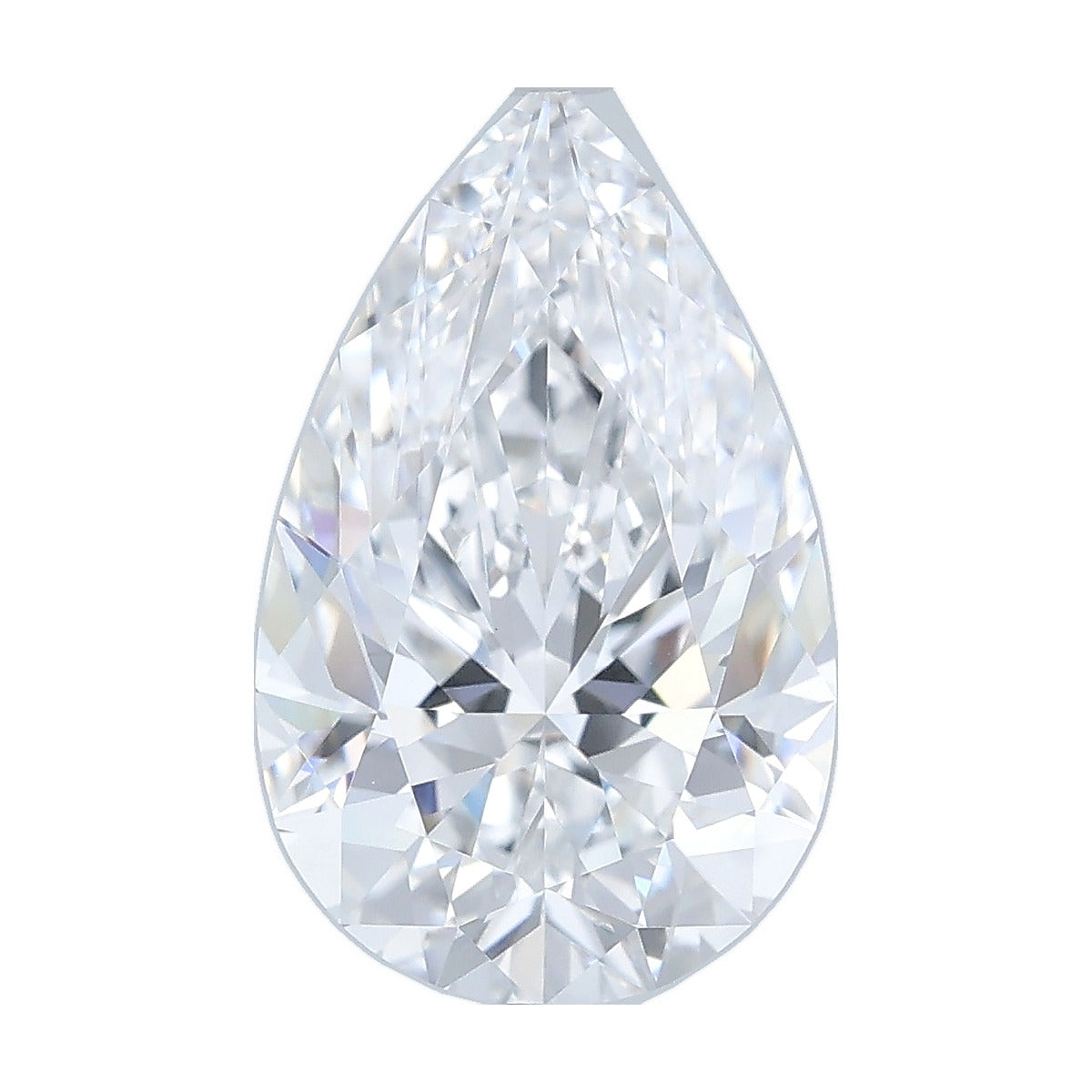3.06 ct pear lab-grown diamond, D color, VVS2 clarity, IGI certified, still from its 360° video