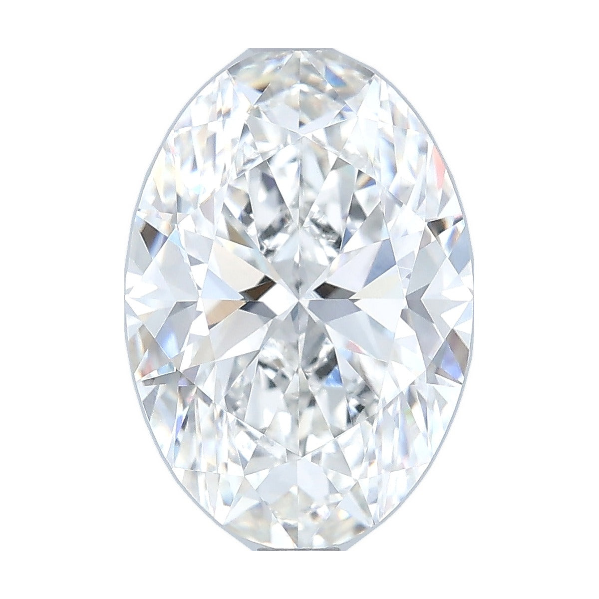 3.07 ct oval lab-grown diamond, F color, VVS2 clarity, IGI certified, still from its 360° video